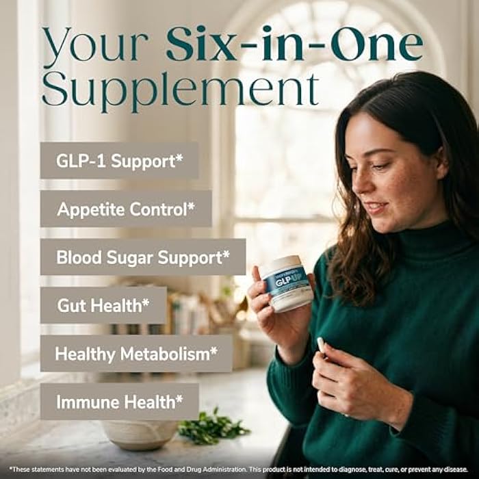 WonderSlim GLP-UP™ GLP1 Supplement - Clinically Studied DygloFit® for GLP-1 Support | Supports Appetite & Metabolic Balance | Probiotics for Gut & Immune Health | 30 Day Supply - Image 5