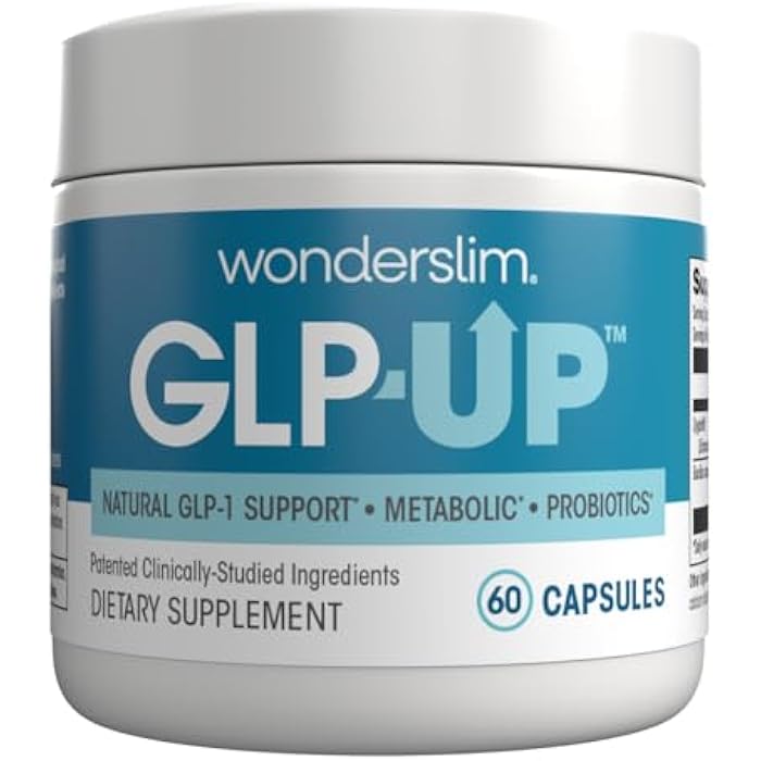WonderSlim GLP-UP™ GLP1 Supplement - Clinically Studied DygloFit® for GLP-1 Support | Supports Appetite & Metabolic Balance | Probiotics for Gut & Immune Health | 30 Day Supply - Image 1