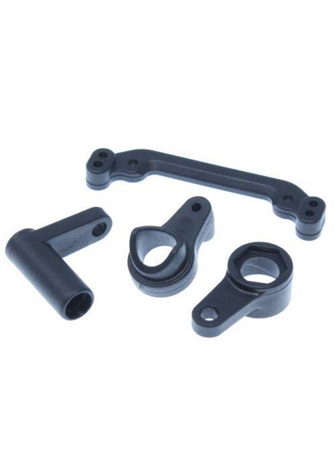 Redcat Racing 70107 Steering Servo Saver Plastic Parts Set, Black  - Image 1