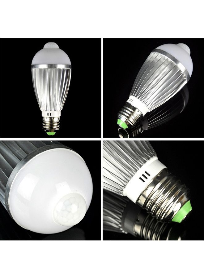 مصباح LED بقدرة 7 وات مع جهاز استشعار الحركة بالأشعة تحت الحمراء السلبية أبيض  - Image 4