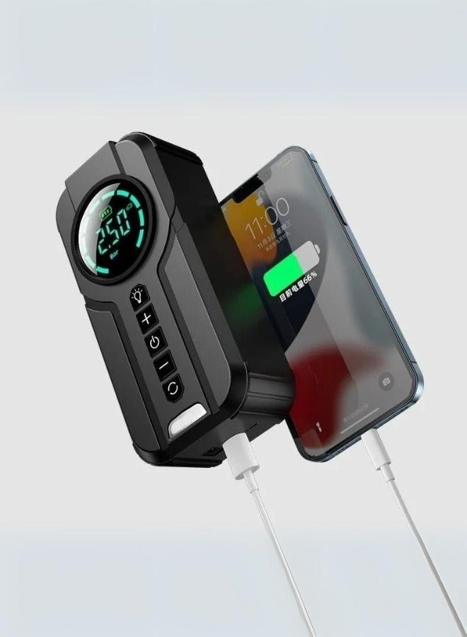 Denx DX414 | 6000 mAh portable car starter battery with built-in air blower - Image 4