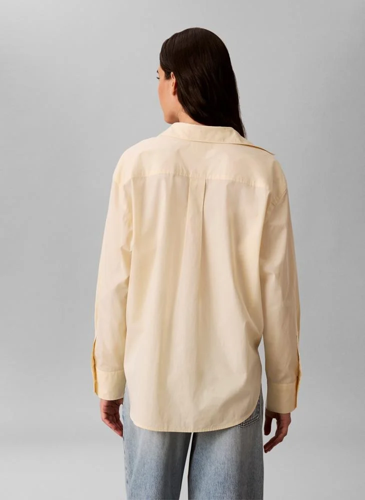 Calvin Klein Jeans Relaxed Cotton Poplin Shirt