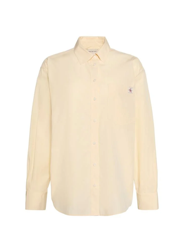 Calvin Klein Jeans  Relaxed Cotton Poplin Shirt for Women | Best Price UAE