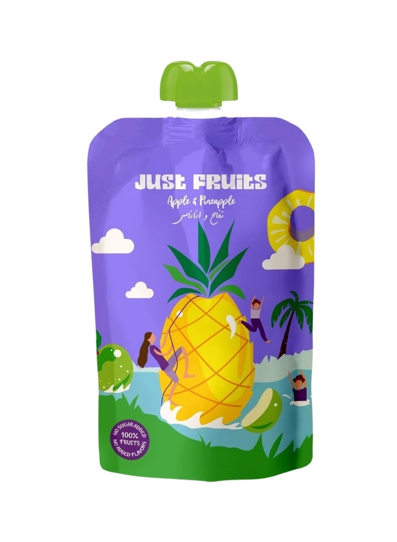 just fruits هريس التفاح والأناناس - Image 1