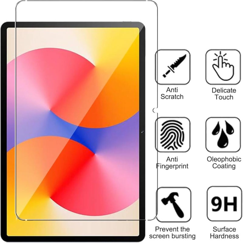 Vurtboly 2Pack Screen Protector Compatible with Huawei MatePad SE 11" 2024, Anti Scratch 9H Hardness Protective Film Premium HD Clarity Tempered Glass Friendly Designed for Huawei MatePad SE 11" 2024 - Image 2