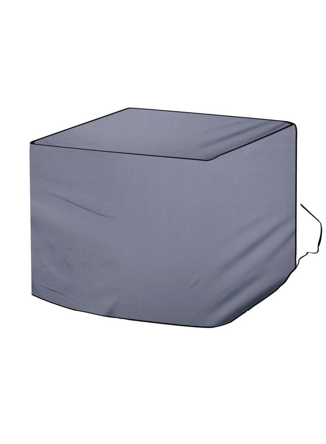 The Furnishing Tree Window AC Cover 1.5 ton Waterproof and dustproof Polyester Grey Color - Image 4