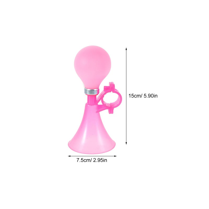 6 Pcs Bike Horn Set Loud Bicycle Thumb Bell Silver Blue Pink Cycling Accessories - Image 3