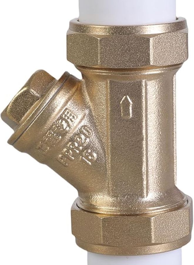 Inline Y Type Brass Strainer Filter 20mmX20mm Female Thread For Water Oil Air - Image 2