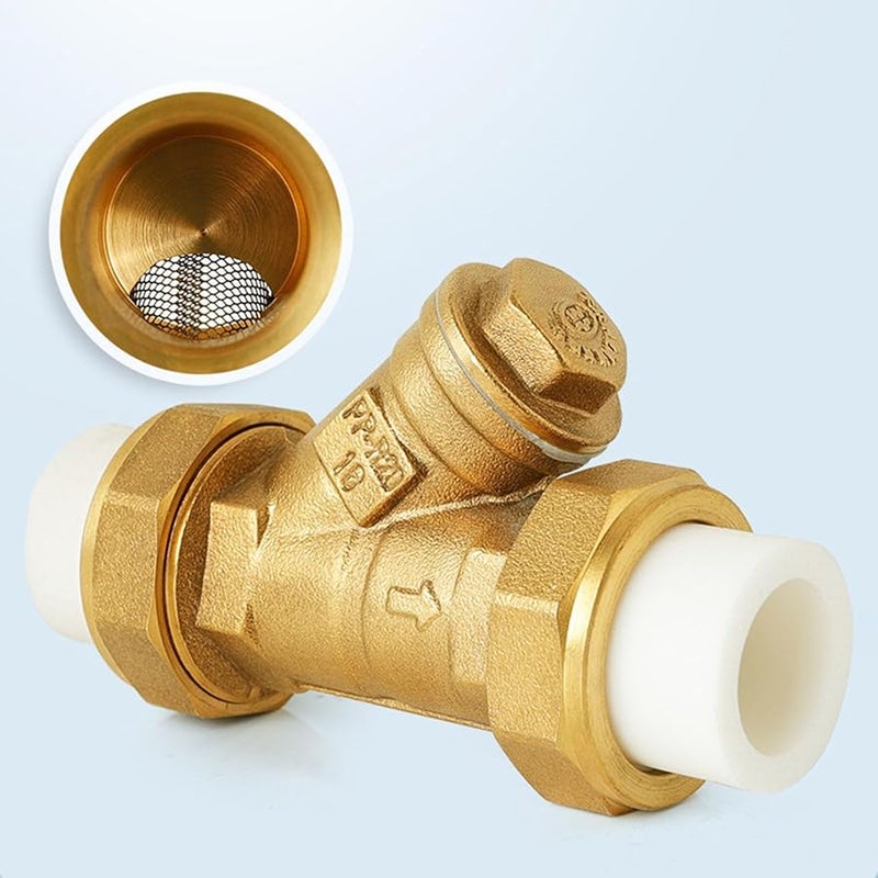 Inline Y Type Brass Strainer Filter 20mmX20mm Female Thread For Water Oil Air - Image 4