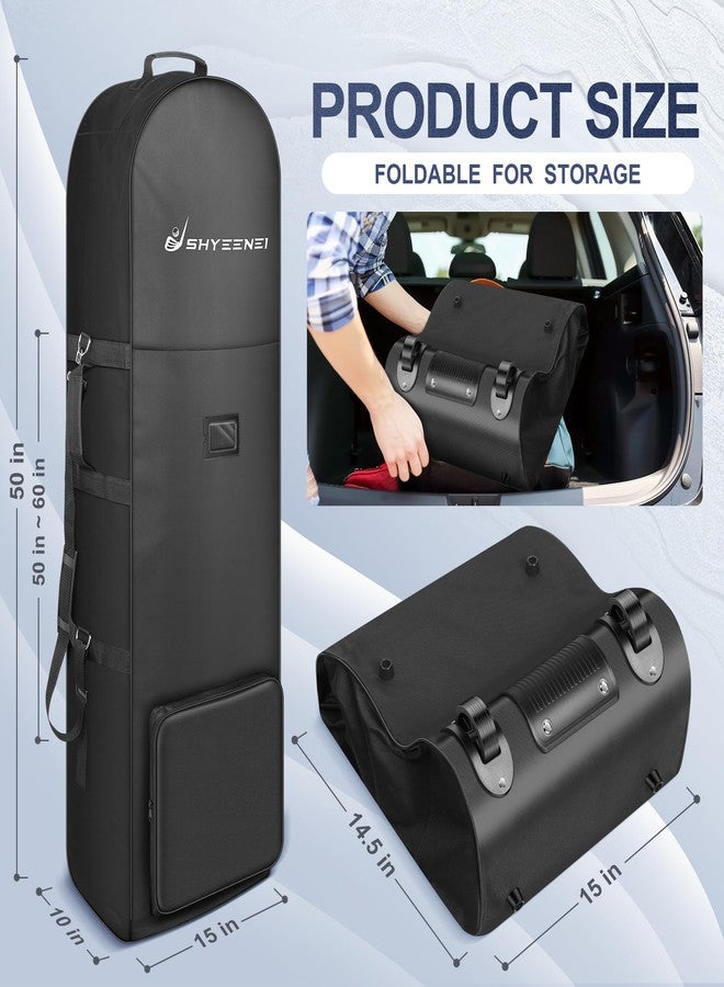 ShYeenei Golf Travel Bag for Airlines, Lightweight Golf Travel Bags, Superior Golf Travel Cover with Upgraded Wheels, Practical Golf Club Covers for Daily Travel, Easy to Carry for Golf, Common-use Sizes - Image 2