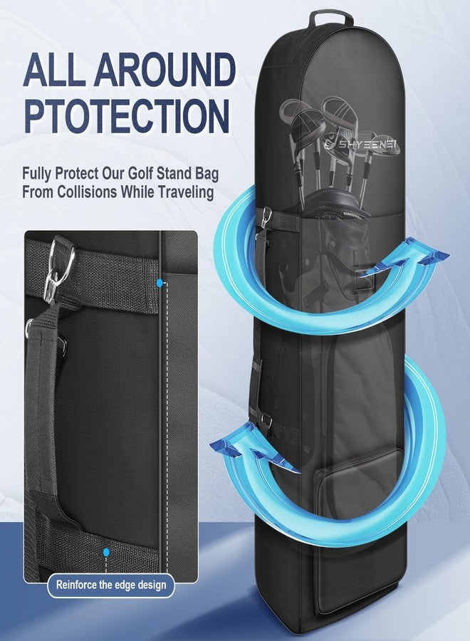 ShYeenei Golf Travel Bag for Airlines, Lightweight Golf Travel Bags, Superior Golf Travel Cover with Upgraded Wheels, Practical Golf Club Covers for Daily Travel, Easy to Carry for Golf, Common-use Sizes - Image 5