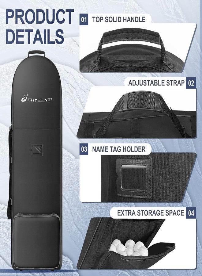 ShYeenei Golf Travel Bag for Airlines, Lightweight Golf Travel Bags, Superior Golf Travel Cover with Upgraded Wheels, Practical Golf Club Covers for Daily Travel, Easy to Carry for Golf, Common-use Sizes - Image 4