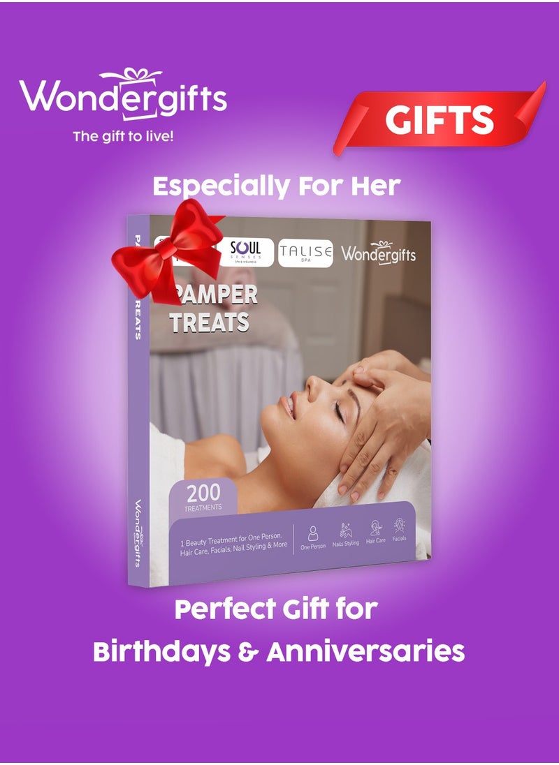 Wondergifts Pamper Treats Gift Box | Choose from 200+ Spa & Beauty Experiences | Birthday Gift for Women | Gift For Her  - Image 1