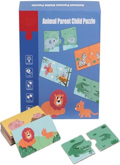 Animal Matching Puzzle,Two Piece Matching Puzzles With Aesthetic Illustrations For - Two Piece Matching Puzzles For Help Children Visualize Common Foods And Animals Preschool Learning