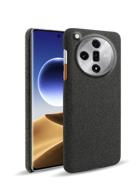 غطاء OPPO Find X7 / X7 Ultra 5G ، نسيج جلد فاخر بتقنية مضادة للبصمات ومقاومة للخدش ، غطاء فائق الرقة لهاتف OPPO Find X7 / X7 Ultra 5G.
