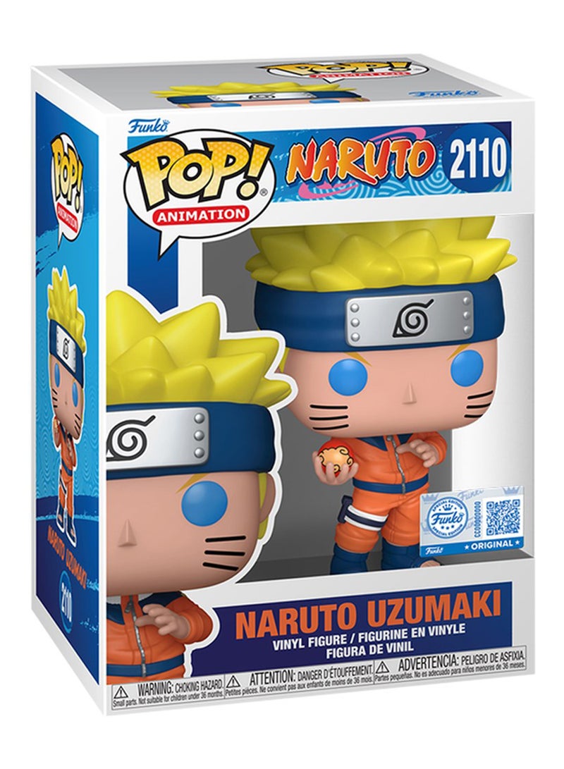 Funko فانكو بوب! أنيميشن: ناروتو سي ناروتو مع بالون تمثال فينيل حصري - Image 1