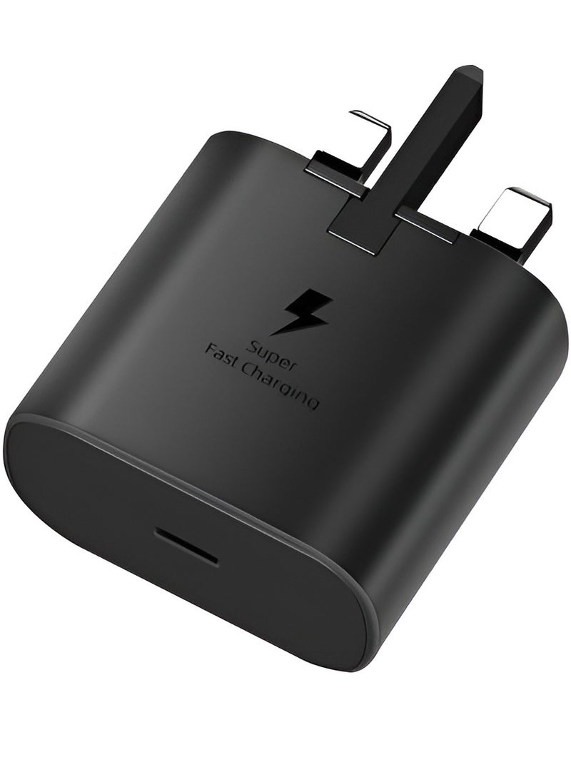 PROMASS - USB C Fast Charger, 25W Fast Charger Plug for Samsung, USB C Charger Plug Compatible with Samsung Galaxy S23/S23+/S23 Ultra/S22/S22+/S22 Ultra/S21/S20/Note 20/Z Flip4/Z Fold4 - Black - Image 1
