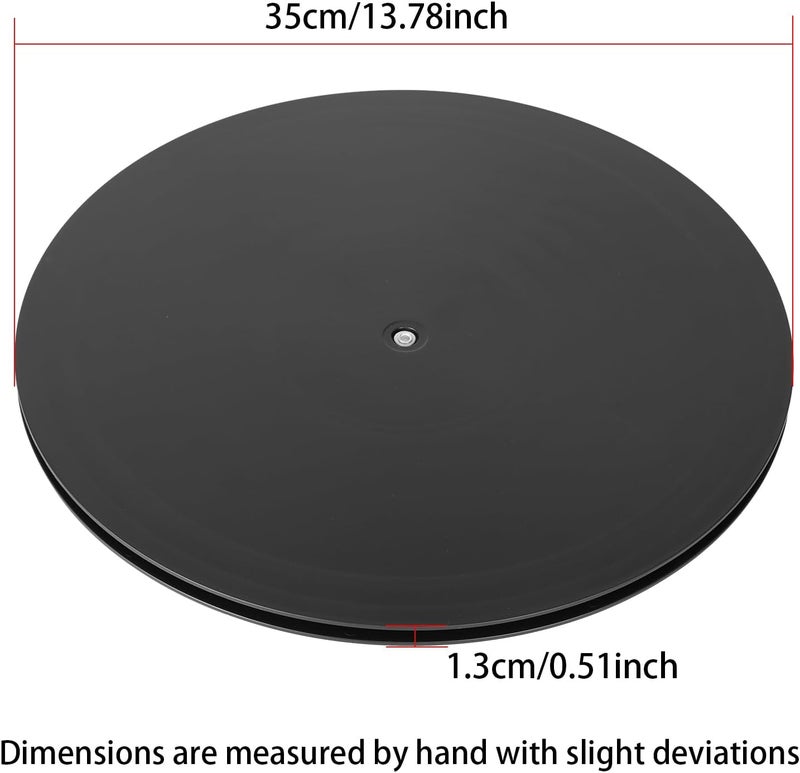 HSTECH 14 Inch Heavy Duty Rotating Swivel Stand - Lazy Susan with Steel Ball Bearings for Model Base/Rotating Plants/Crafts Stand Monitor/TV/Monitors/Potted Plants (360˚ Rotation) - Image 2