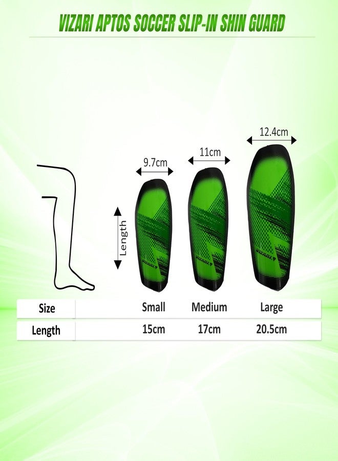 Vizari Slip in Soccer Shin Guards for Adults, Youth & Big Kids – Lightweight, Durable Unisex Soccer Shinguards for Men & Women - Image 5