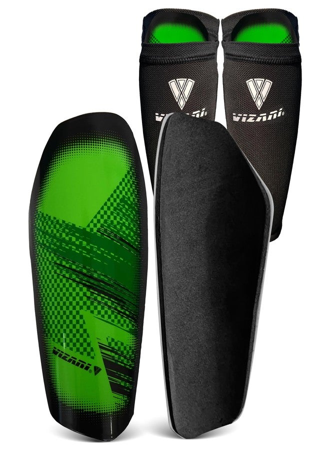 Vizari Slip in Soccer Shin Guards for Adults, Youth & Big Kids – Lightweight, Durable Unisex Soccer Shinguards for Men & Women - Image 1