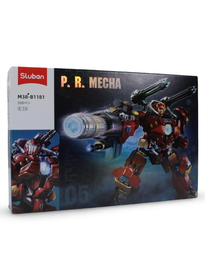 Sluban P.R Mecha Robot - 588Pcs - Image 1
