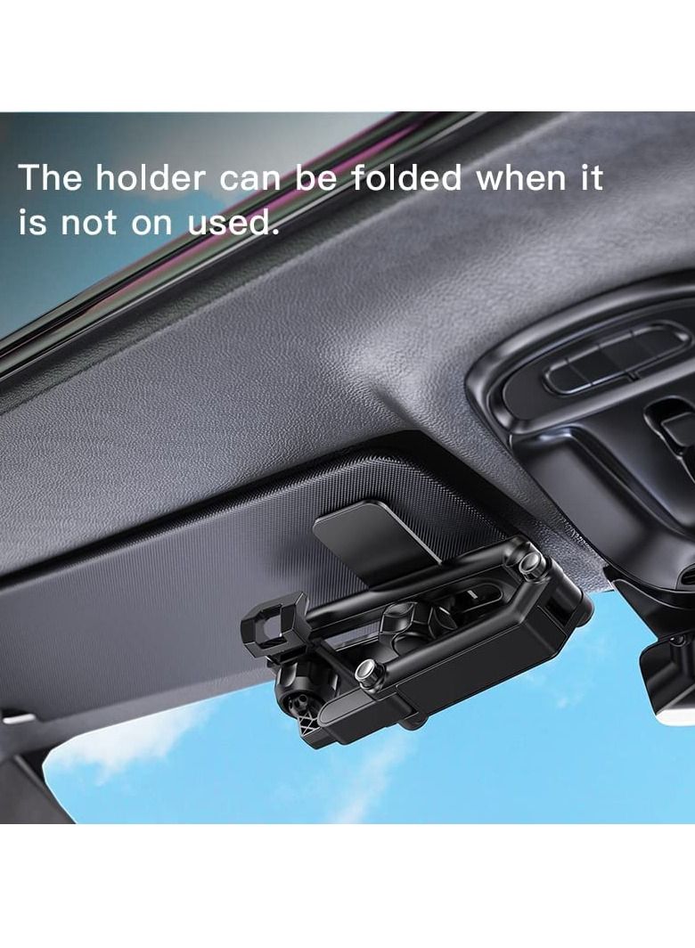YESIDO C194 Car Phone Mount Sun Visor Phone Holder for Car Universal Clip 360 Degree Adjustable Cell phone Stand Rearview Mirror Cradle. - Image 5
