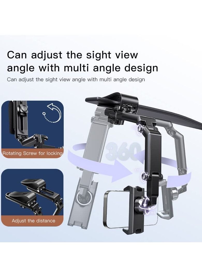 YESIDO C194 Car Phone Mount Sun Visor Phone Holder for Car Universal Clip 360 Degree Adjustable Cell phone Stand Rearview Mirror Cradle. - Image 3