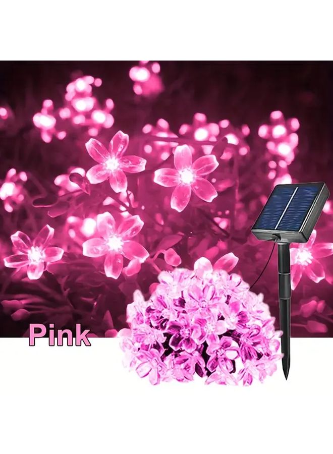 Purple Solar Cherry Blossom Lights 16 4FT 5M 20LED 8 Modes Outdoor Garden Decor - Image 3