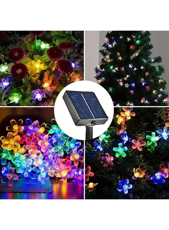 Purple Solar Cherry Blossom Lights 16 4FT 5M 20LED 8 Modes Outdoor Garden Decor - Image 5