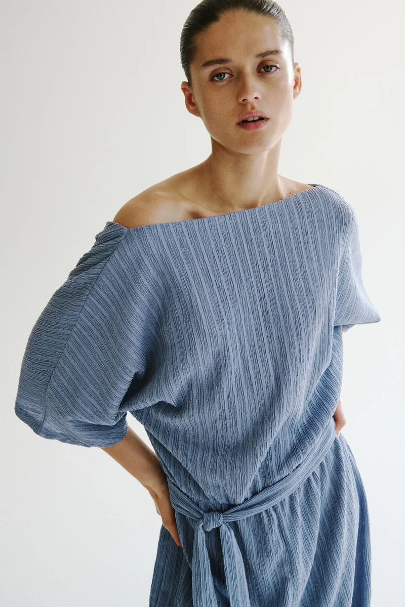 H&M Textured jersey jumpsuit