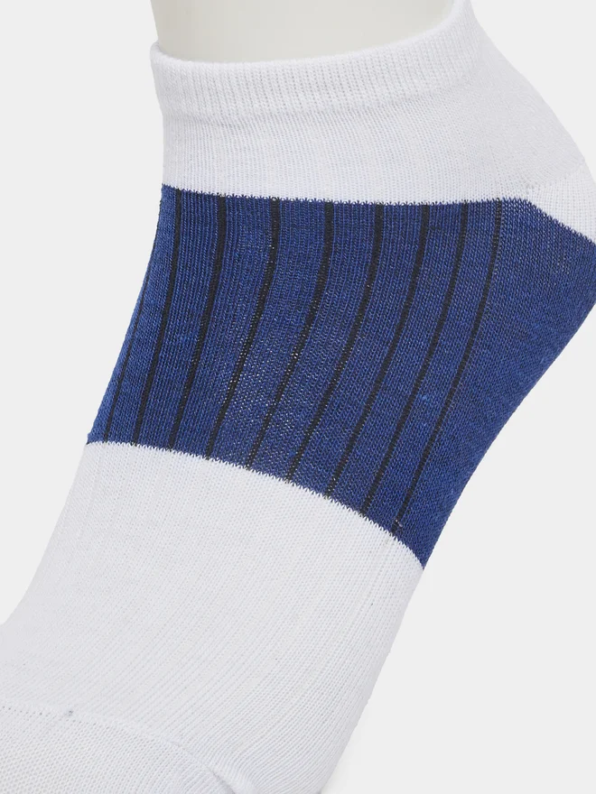 Styli  Styli Pack of 5 - Striped Detail Ankle Socks  | Best Price UAE
