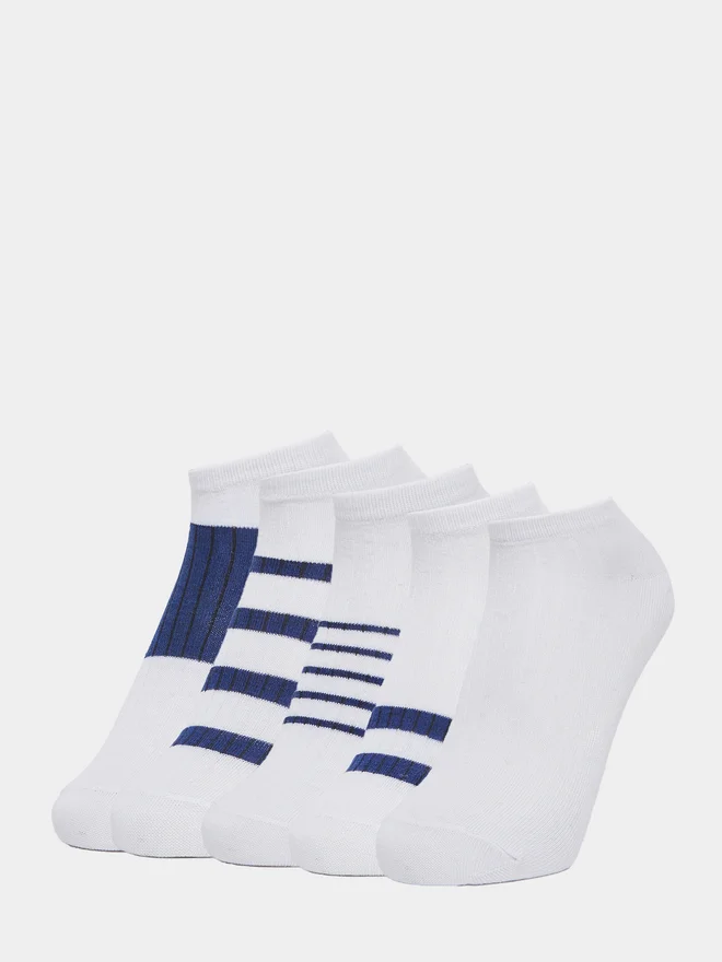 Styli Pack of 5 - Striped Detail Ankle Socks