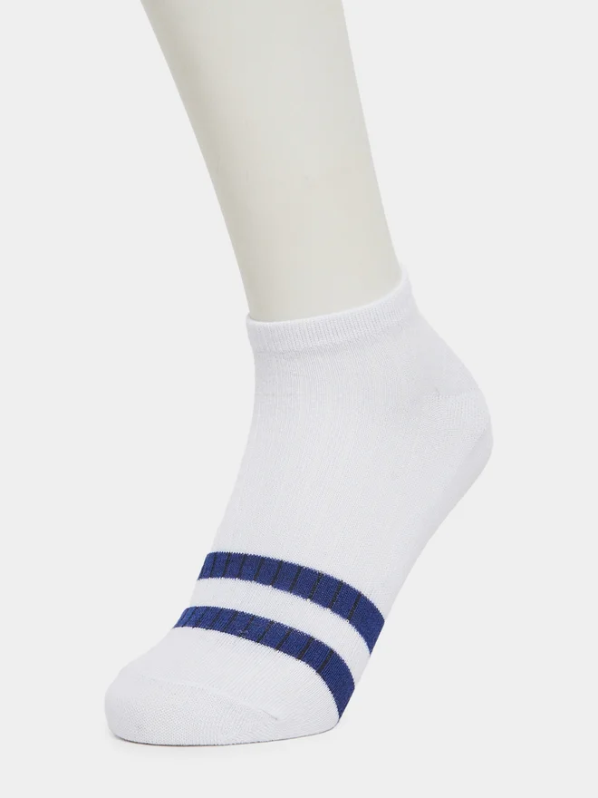 Styli  Styli Pack of 5 - Striped Detail Ankle Socks  | Best Price UAE