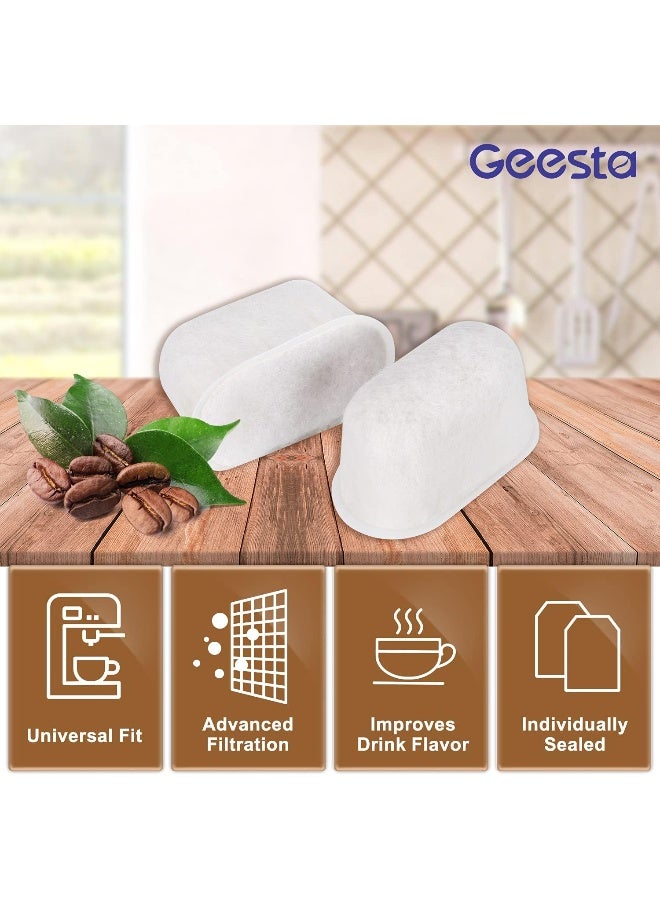 Geesta Premium 6-Pack Water Filters For Replacement Breville Bwf100 With Ion Exchange Resin Inside, White  - Image 4