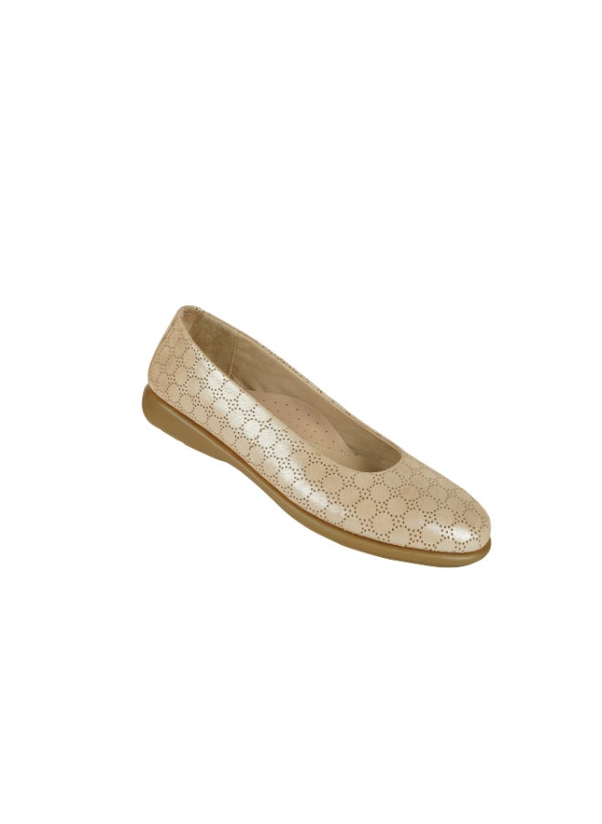 DFC RELAX DFC RELAX Ladies Flat Shoes E 1118 88 R Gold  - Image 1