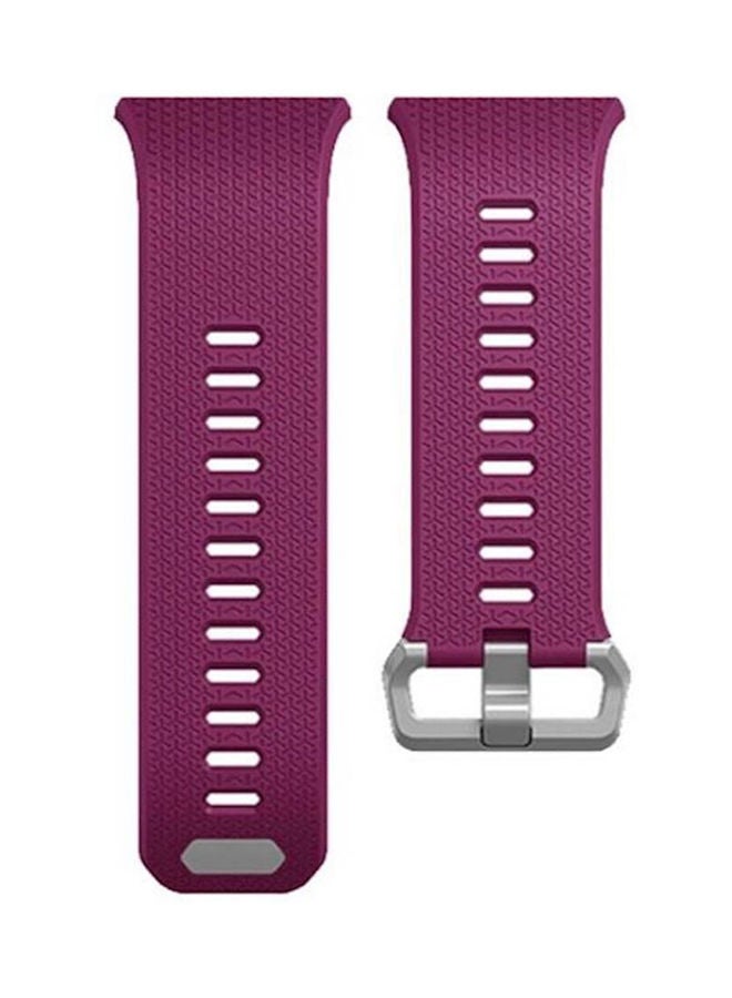NIBEMINENT Fitbit Ionic Smal Size Replacement Silicone Smart Watch Band Strap Bracelet Purple 