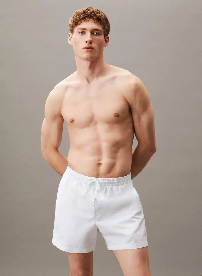 CALVIN KLEIN Medium Drawstring Swim Shorts - Logo Tape