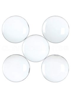 CleverDelights 40Mm (1 9/16) Round Glass Cabochons 5 Pack  - Image 1