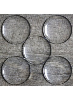 CleverDelights 40Mm (1 9/16) Round Glass Cabochons 5 Pack  - Image 2