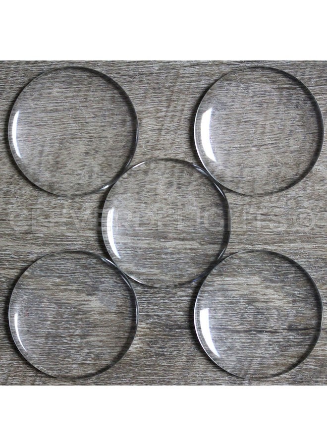 CleverDelights 40Mm (1 9/16) Round Glass Cabochons 5 Pack - Image 2