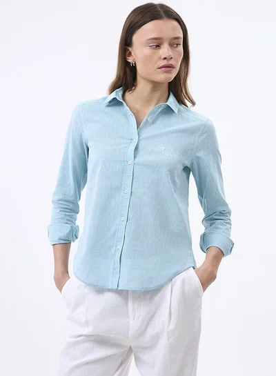 FELIX HARDY Linen Blended Shirt for Women