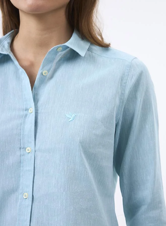 FELIX HARDY Linen Blended Shirt for Women