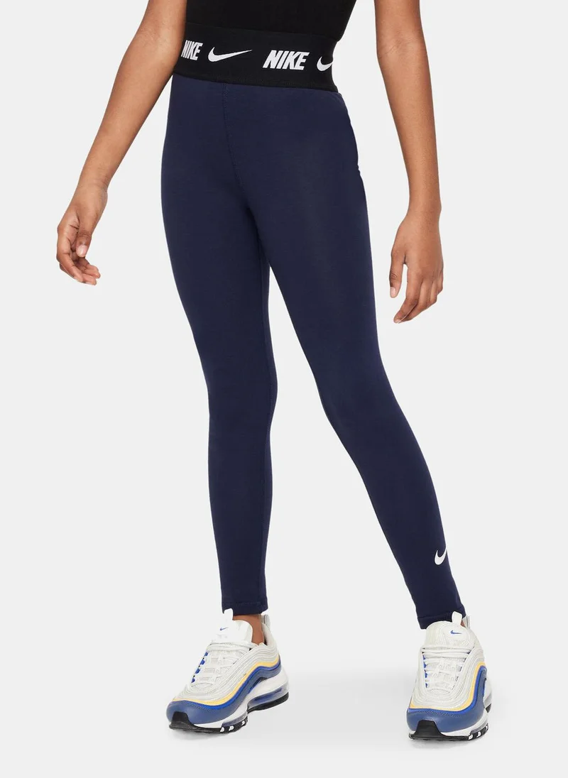 Nike Kids' Sportswear High-Rise Leggings (Older Kids)