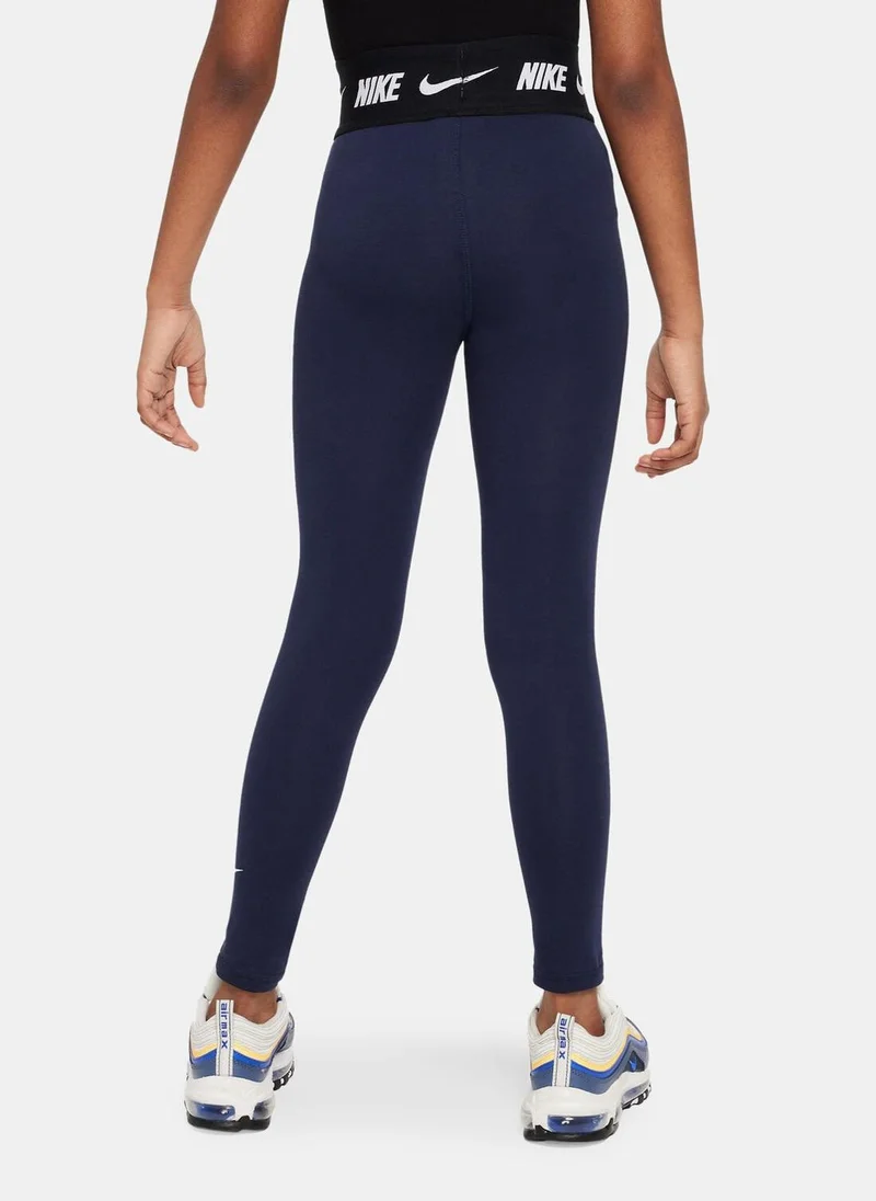 Nike Kids' Sportswear High-Rise Leggings (Older Kids)