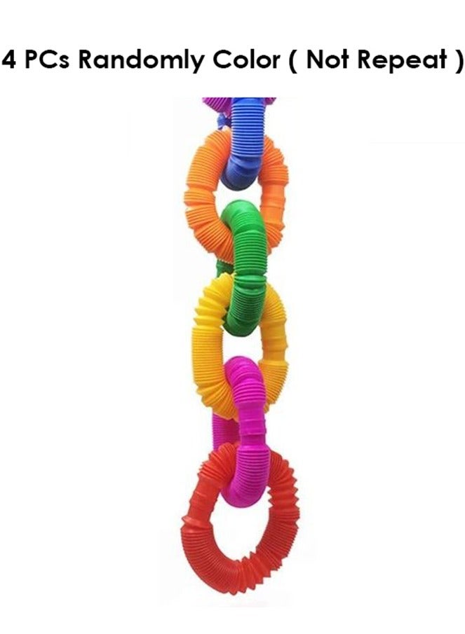 4 Pcs Random Colors Flexible Tube For Kids And Adults Toy - Image 5