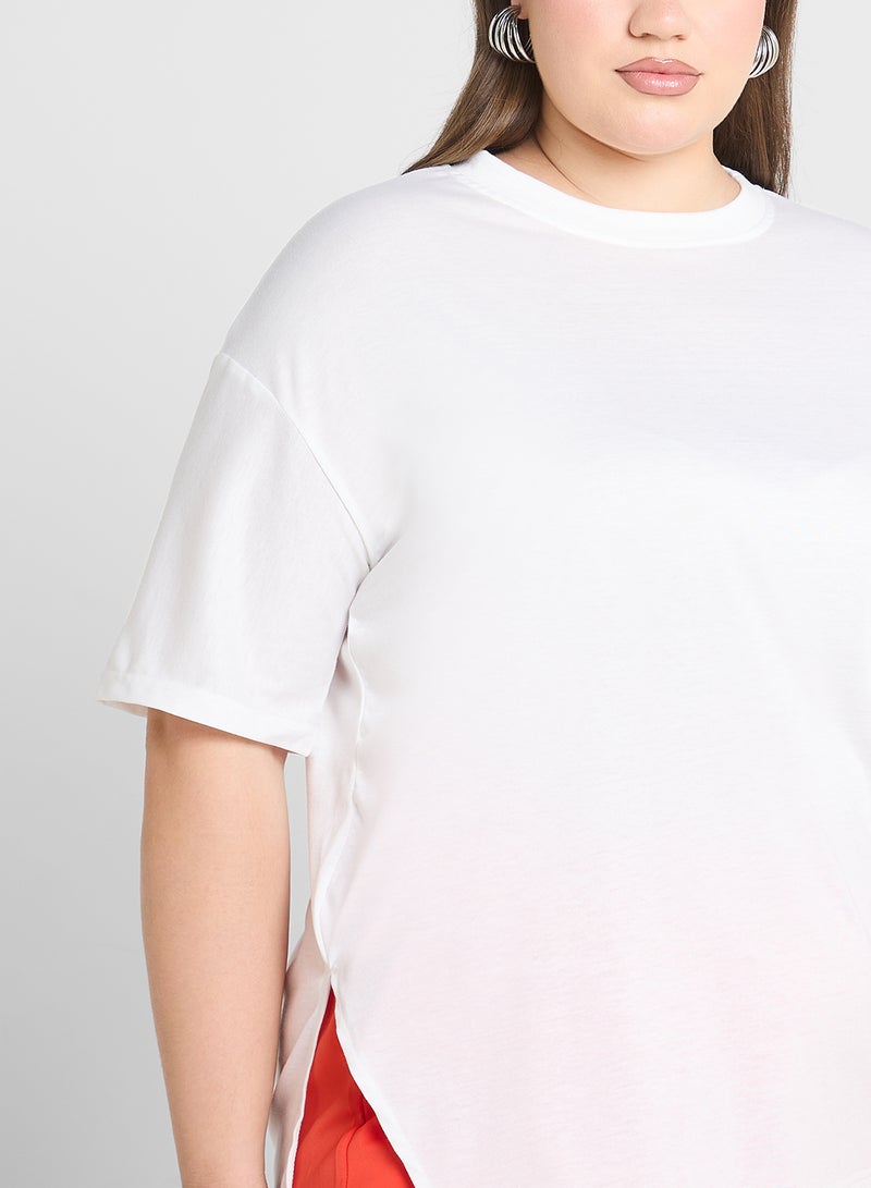 Ginger Plus Oversize T-Shirt With Side Slit - Image 3