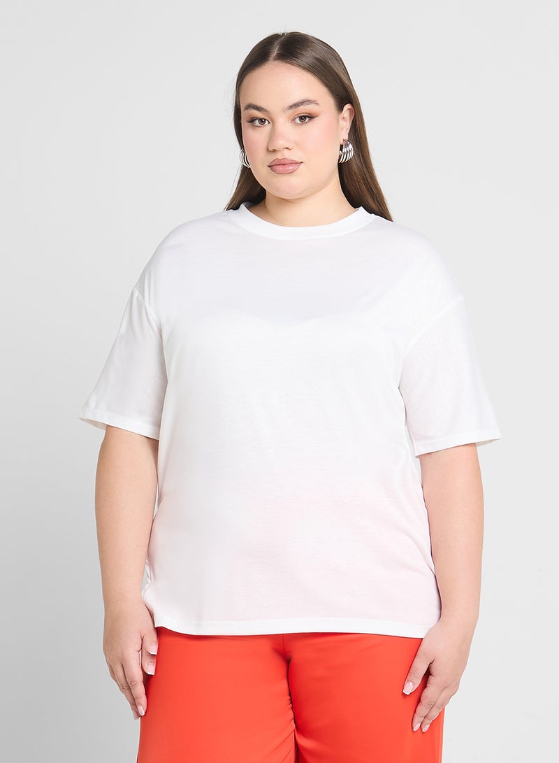 Ginger Plus Oversize T-Shirt With Side Slit - Image 1