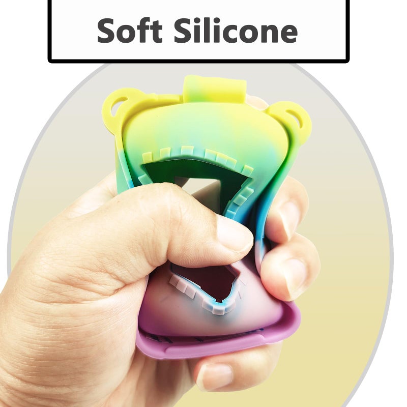 JCHPINE Silicone Cover Case for Bitzee Interactive Digital Pet and Case, Protective Skin Sleeve for Bitzee Virtual Electronic Pets Accessories (for Original 15 Animals) (Rainbow) - Image 5