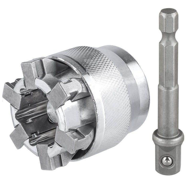 Mesee Universal Adjustable Drive Socket Wrench Sleeve1019mm with 14 Hex Shank Impact Power Hand Tools Electric Drill Adapter Attachment