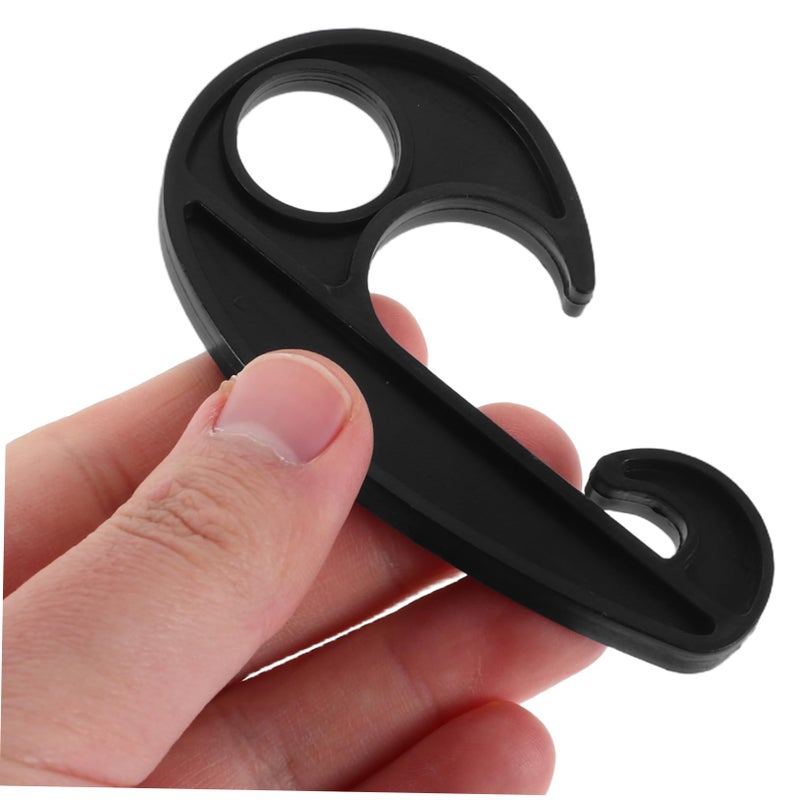 20 Pcs Windproof PVC Car Tarpaulin Hooks for Camping Tent Cover and Kayak Canopy - Image 5